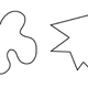 Which shape of the ones pictured here would you associate with the made-up words ‘maluma’ and ‘takete?’